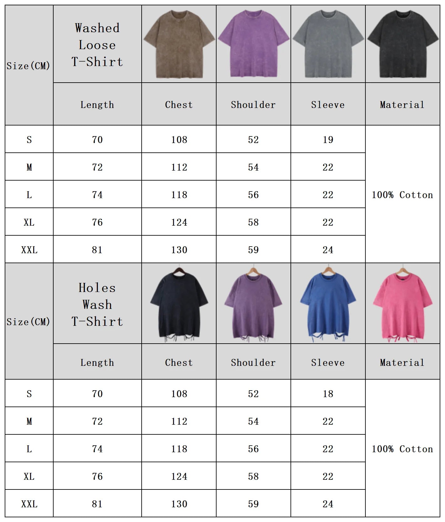 Retro Heavyweight Solid Color T-shirt