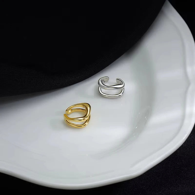 Double Layer Cuff Earring