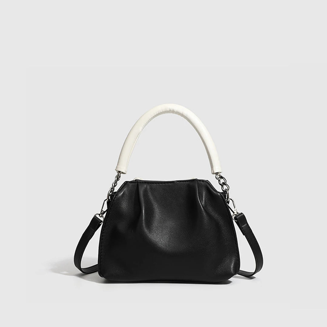 Black and White Bow Handbag