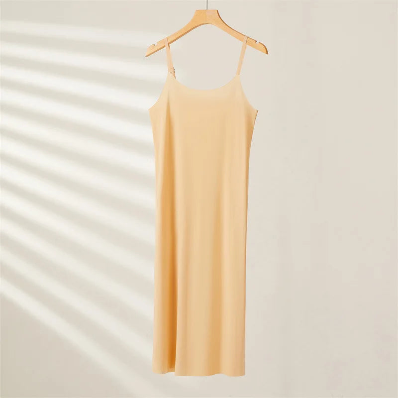 Ultrathin Ice Silk Long Nightdress