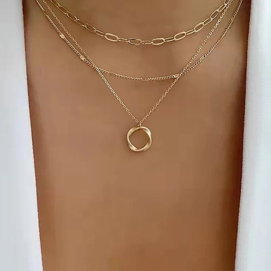 Multi Layered Gold Necklace