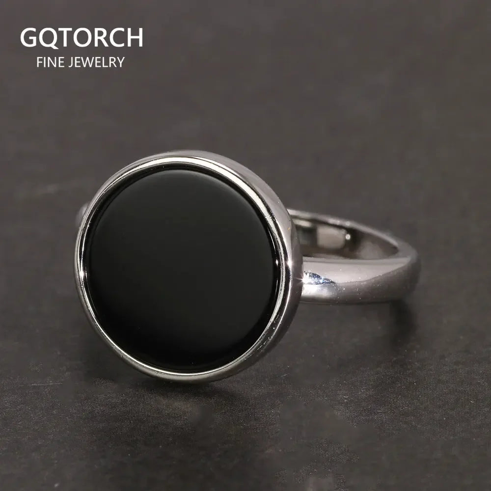 Sterling Silver Black Onyx Ring