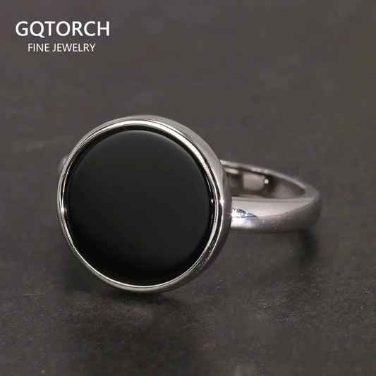 Sterling Silver Black Onyx Ring