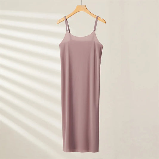 Ultrathin Ice Silk Long Nightdress