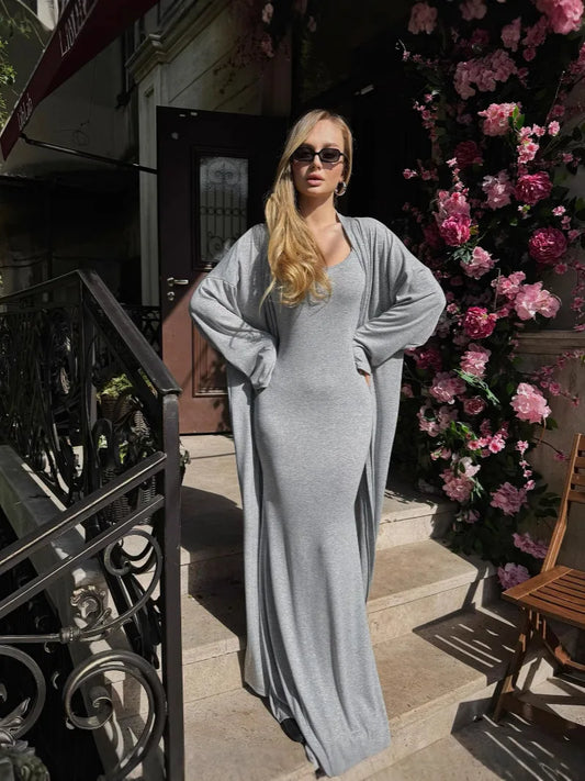 Casual Strappy Dress Set