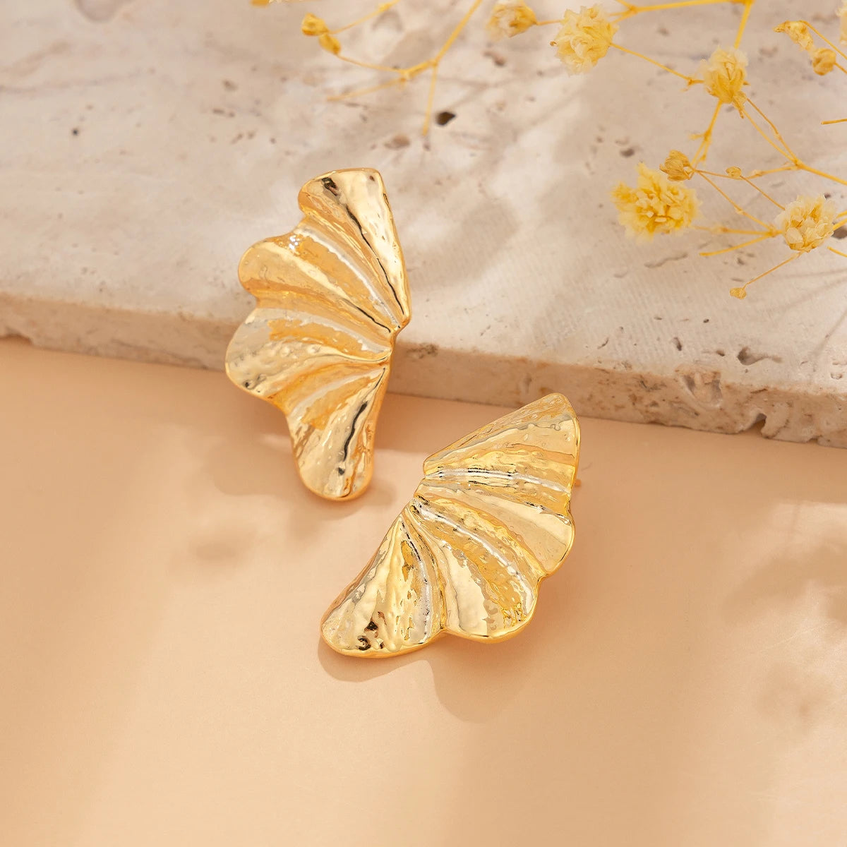 Maple Leaf Stud Earrings