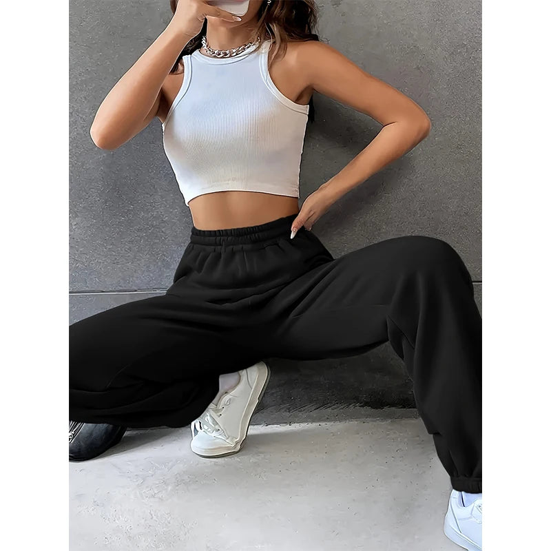 Loose Drawstring Sweatpants