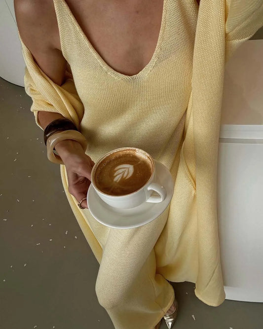 Soft Loose Dress Two Piece Set