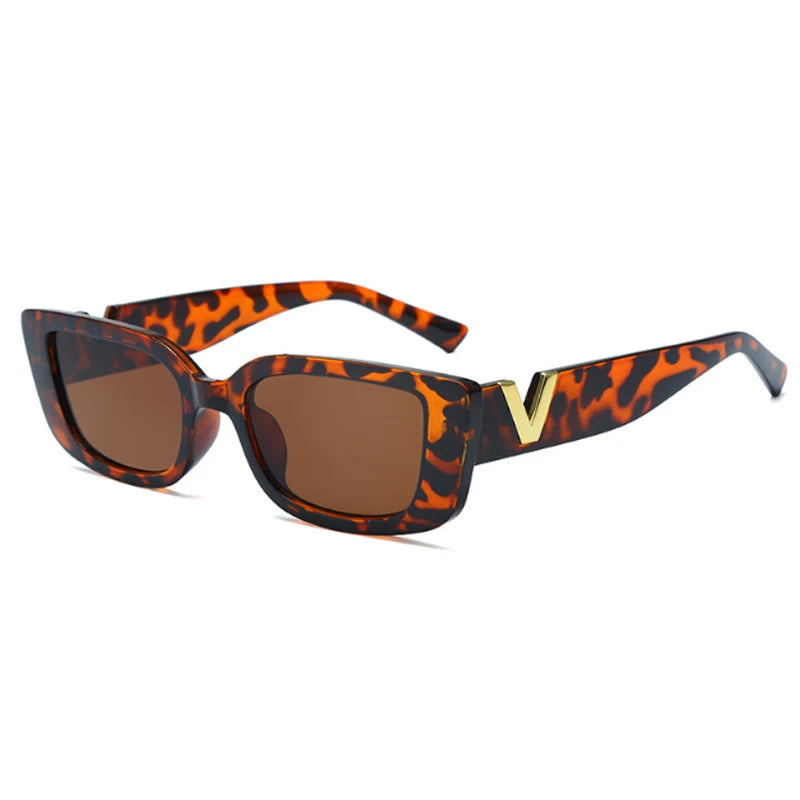 Rectangular Small Frame Sunglasses