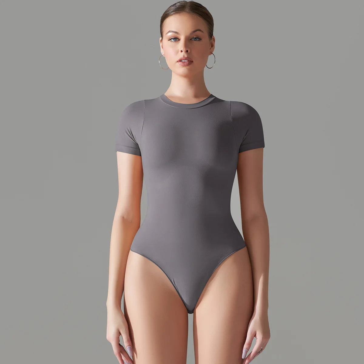 Seamless Shapewear Short Sleeve Bodysuit