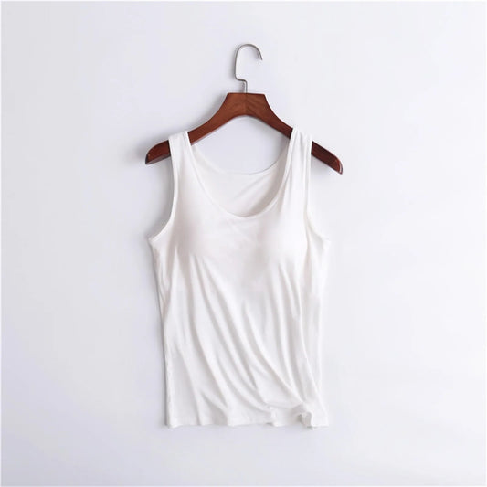 Basic Tank Top with Padded Bra