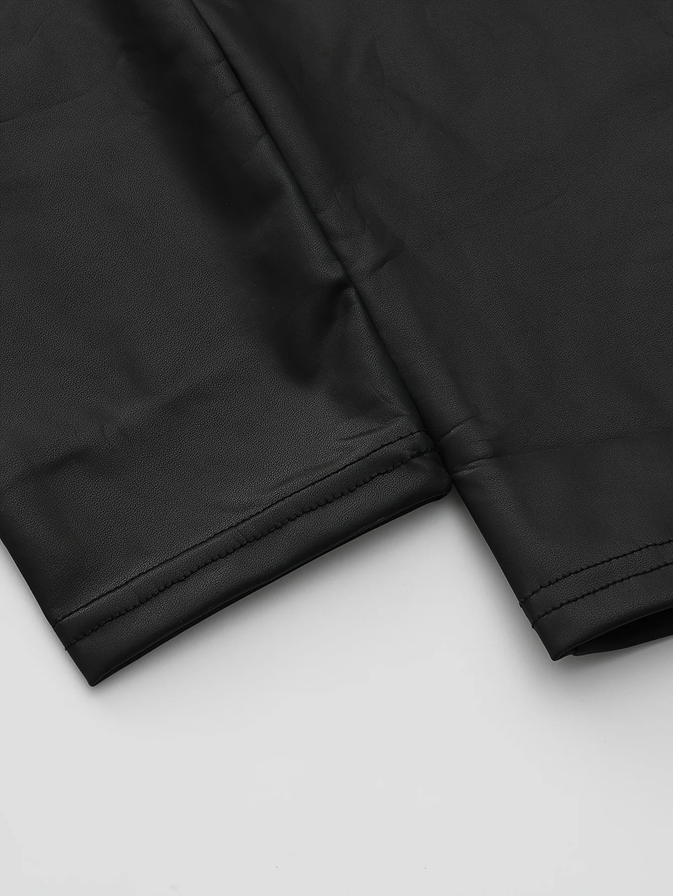 Slim Fit Faux Leather Pants