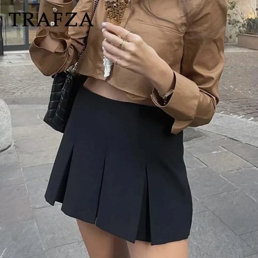 Ruffled Mini Skirt