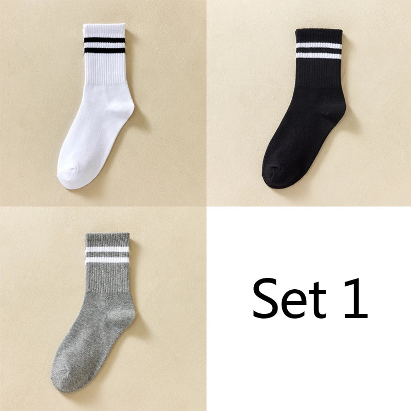 Striped Cotton Socks