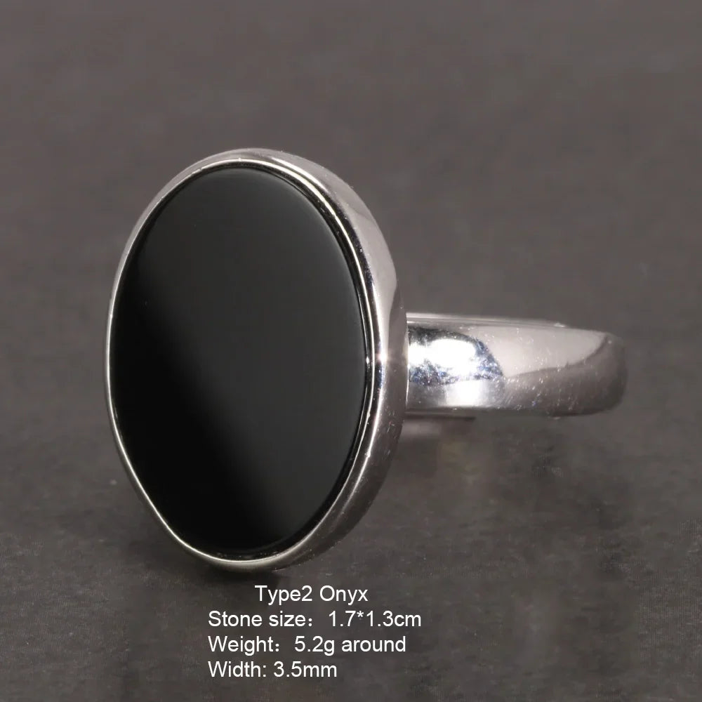 Sterling Silver Black Onyx Ring