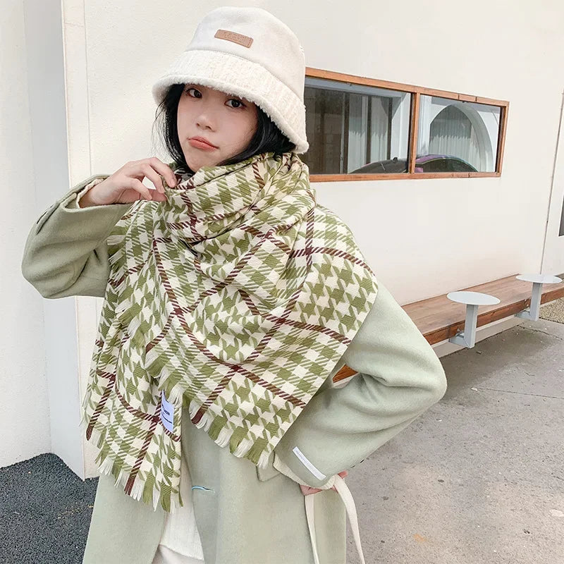 New Spliced Houndstooth Scarf