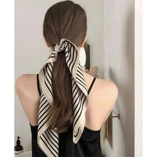 Black and White Handkerchief