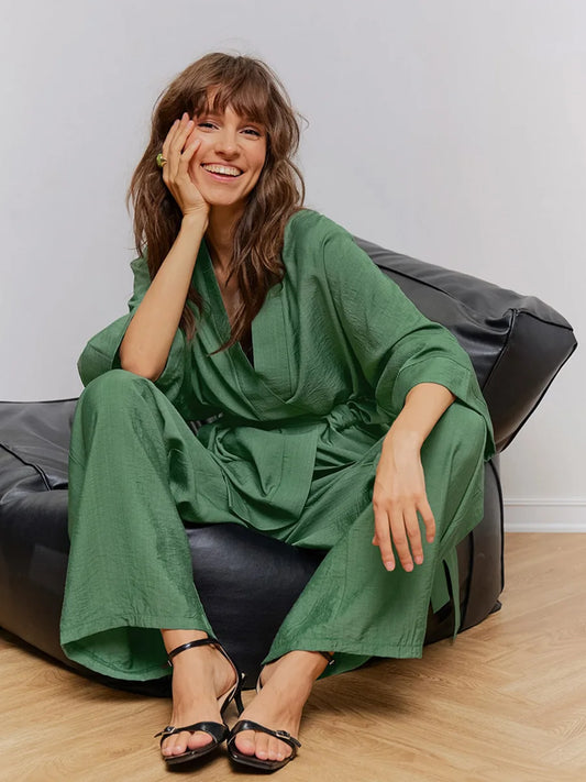 Mozuleva Long Sleeved Pajama Set