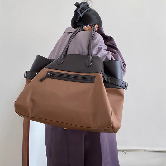 Leather And Canvas Weekender