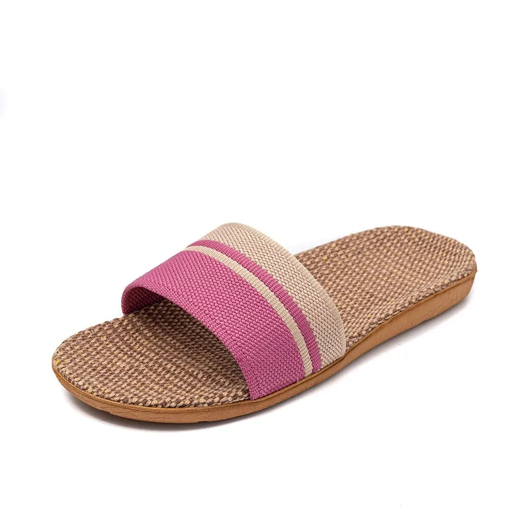 Lightweight Linen Slippers