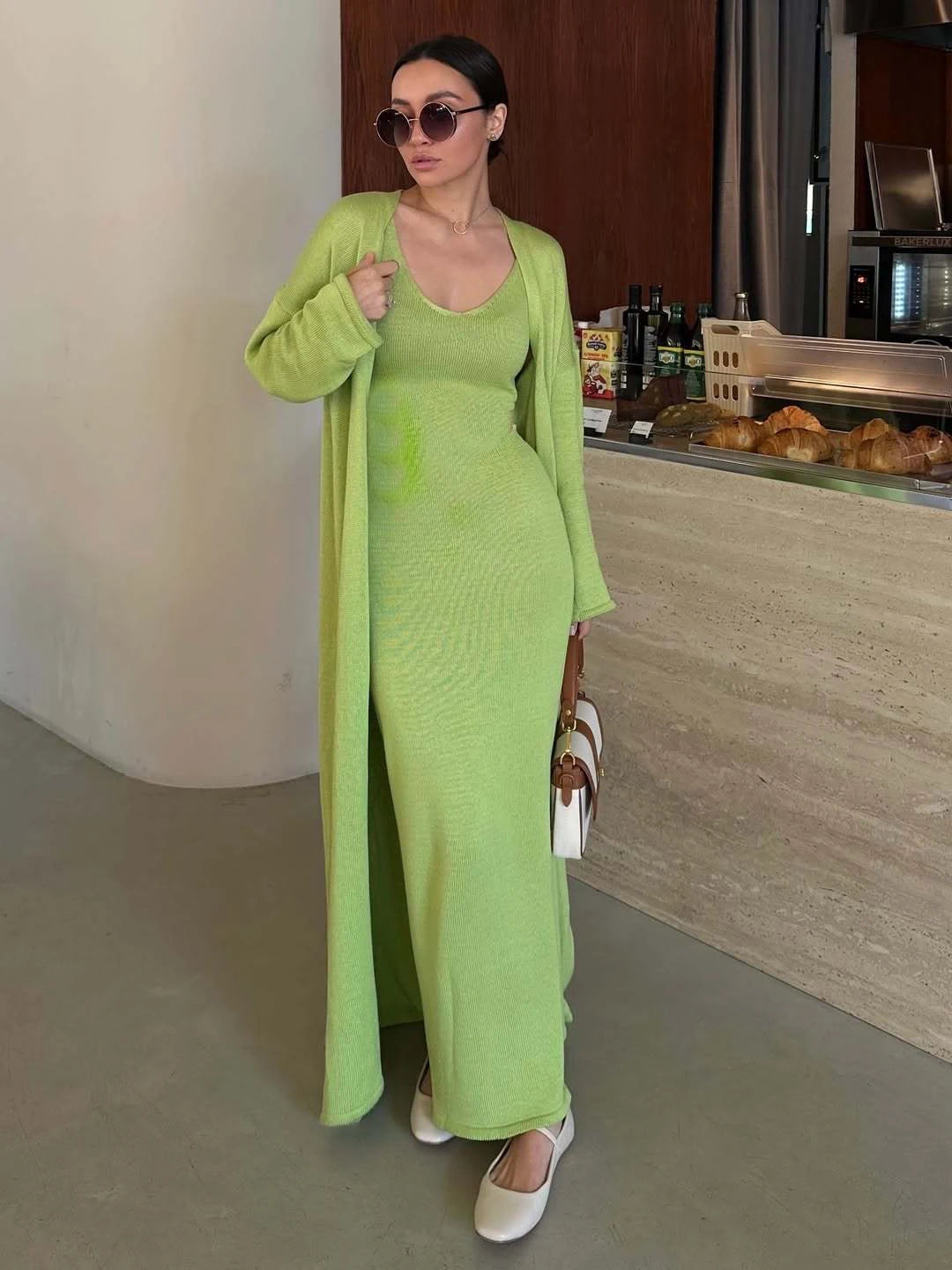 Soft Loose Dress Two Piece Set