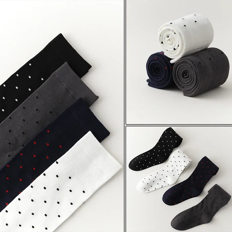 Polka Dot Over the Knee Socks