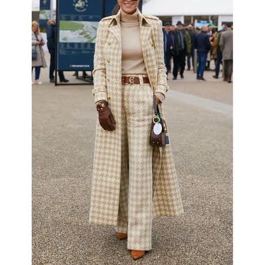 Classic Houndstooth Two Piece Suit