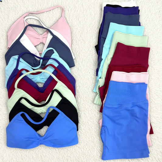 Strappy Shorts Workout Set