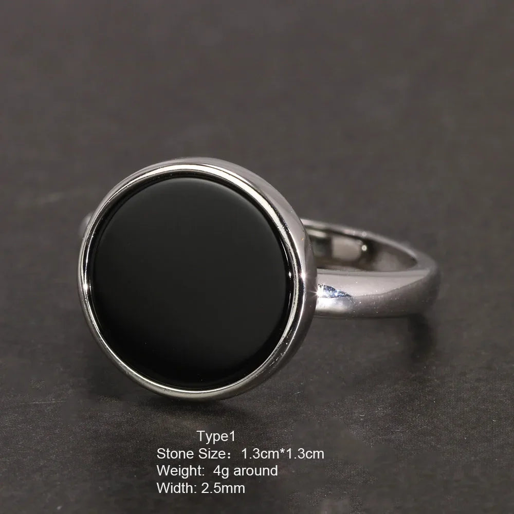 Sterling Silver Black Onyx Ring