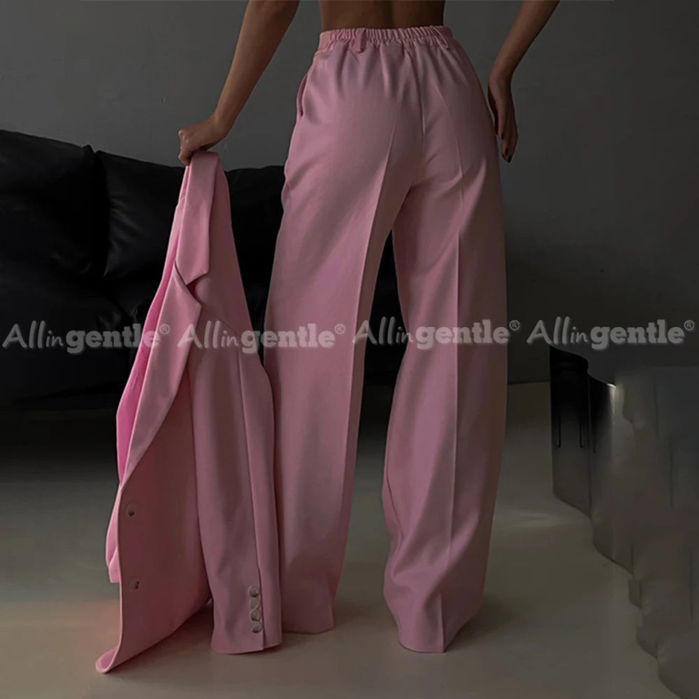 Loose Fit Single-Breasted Suit