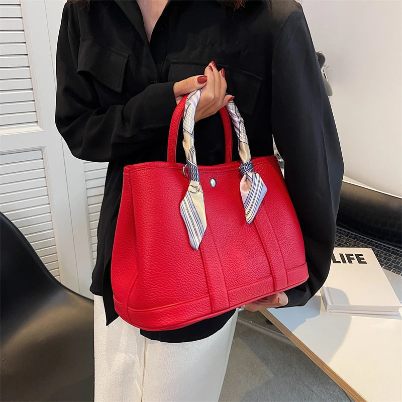 Medium Sized Leather Handbag