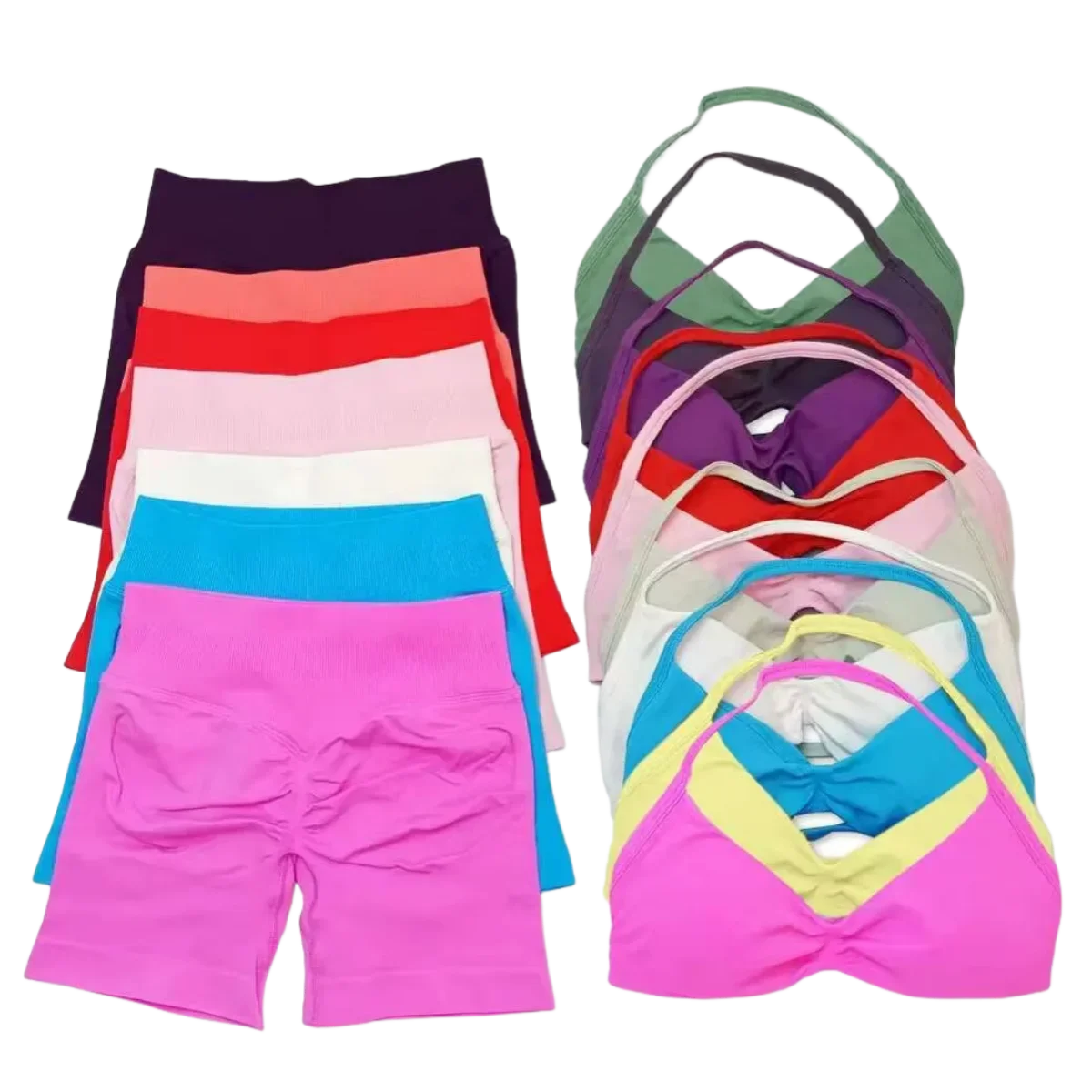 Strappy Shorts Workout Set