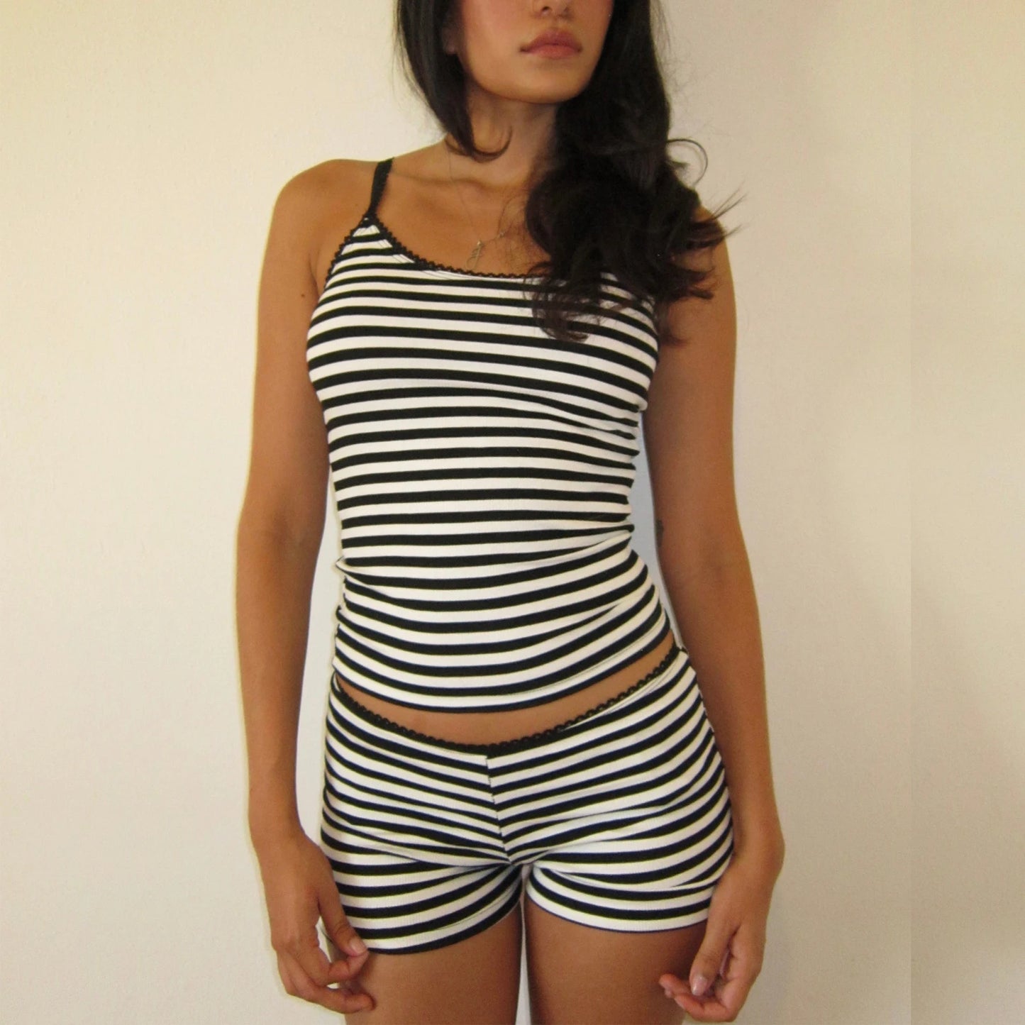 Sleeveless Two Piece Pajama Set