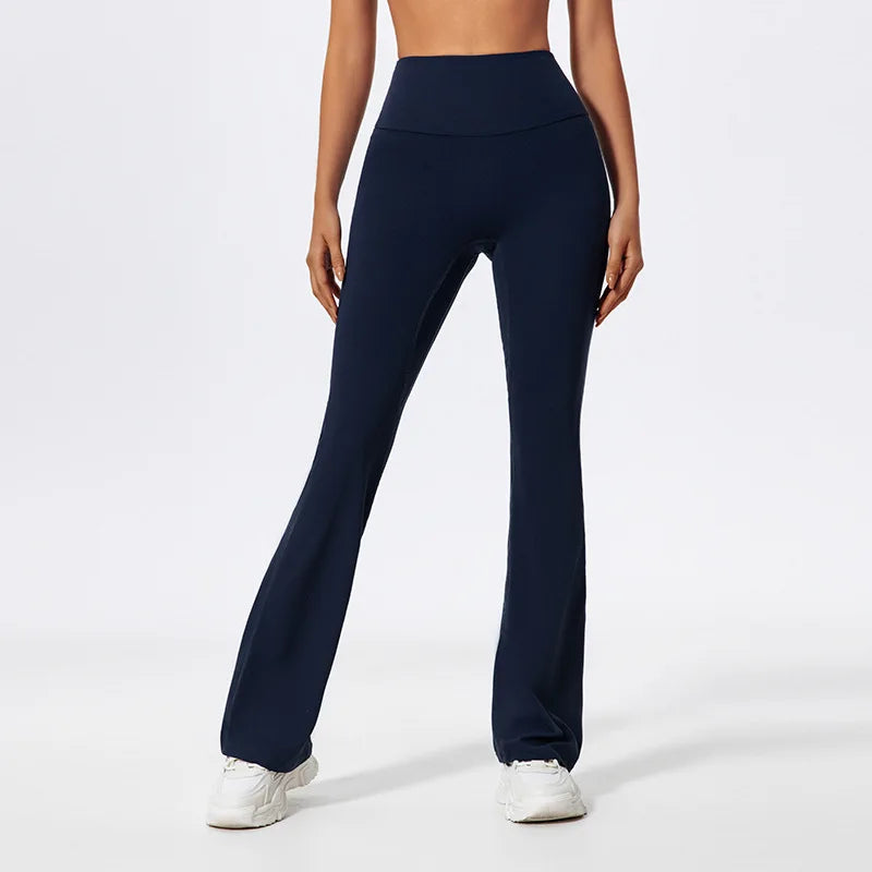 Long Sleeve Wide Leg Fitness Pants