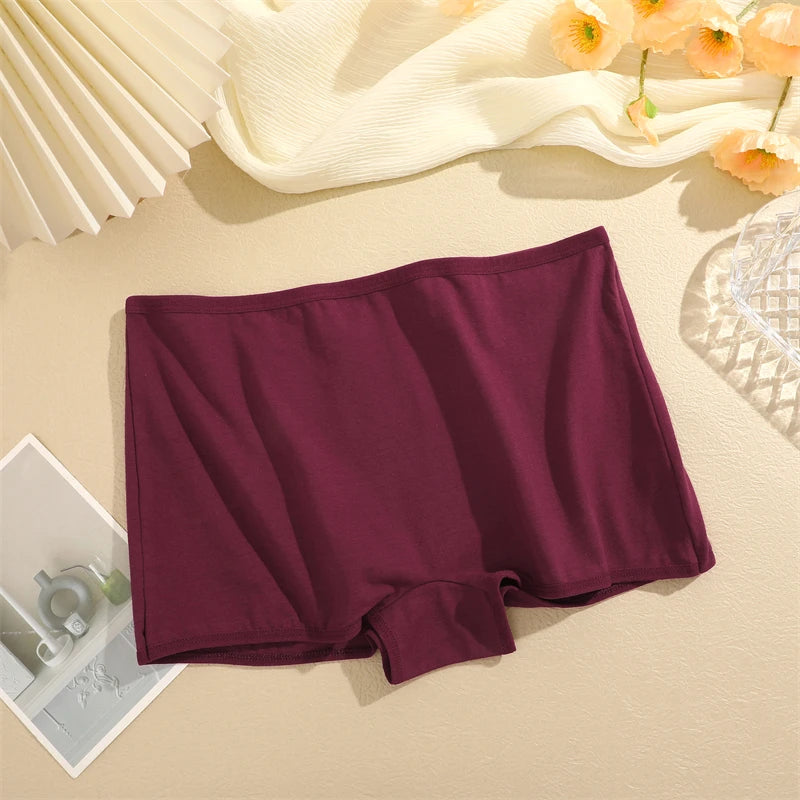 Cotton Seamless Solid Color Briefs