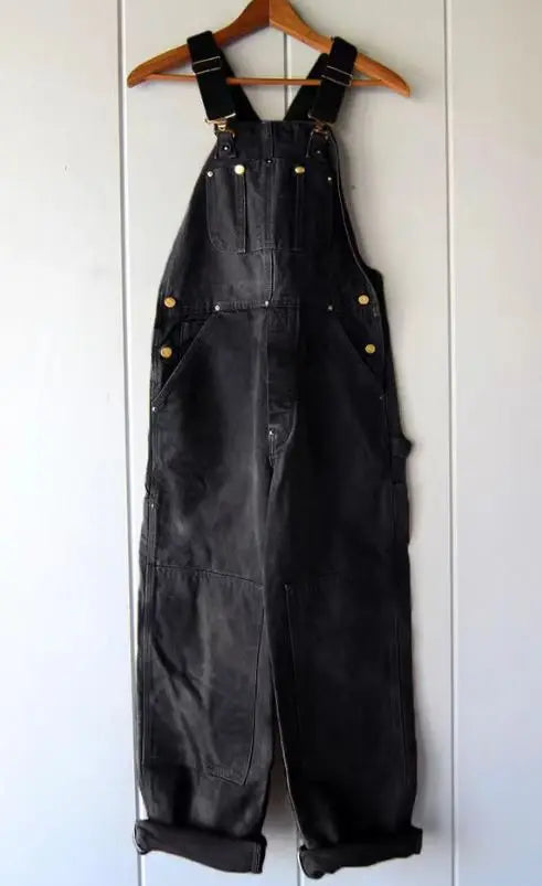 Loose High Waisted Overalls