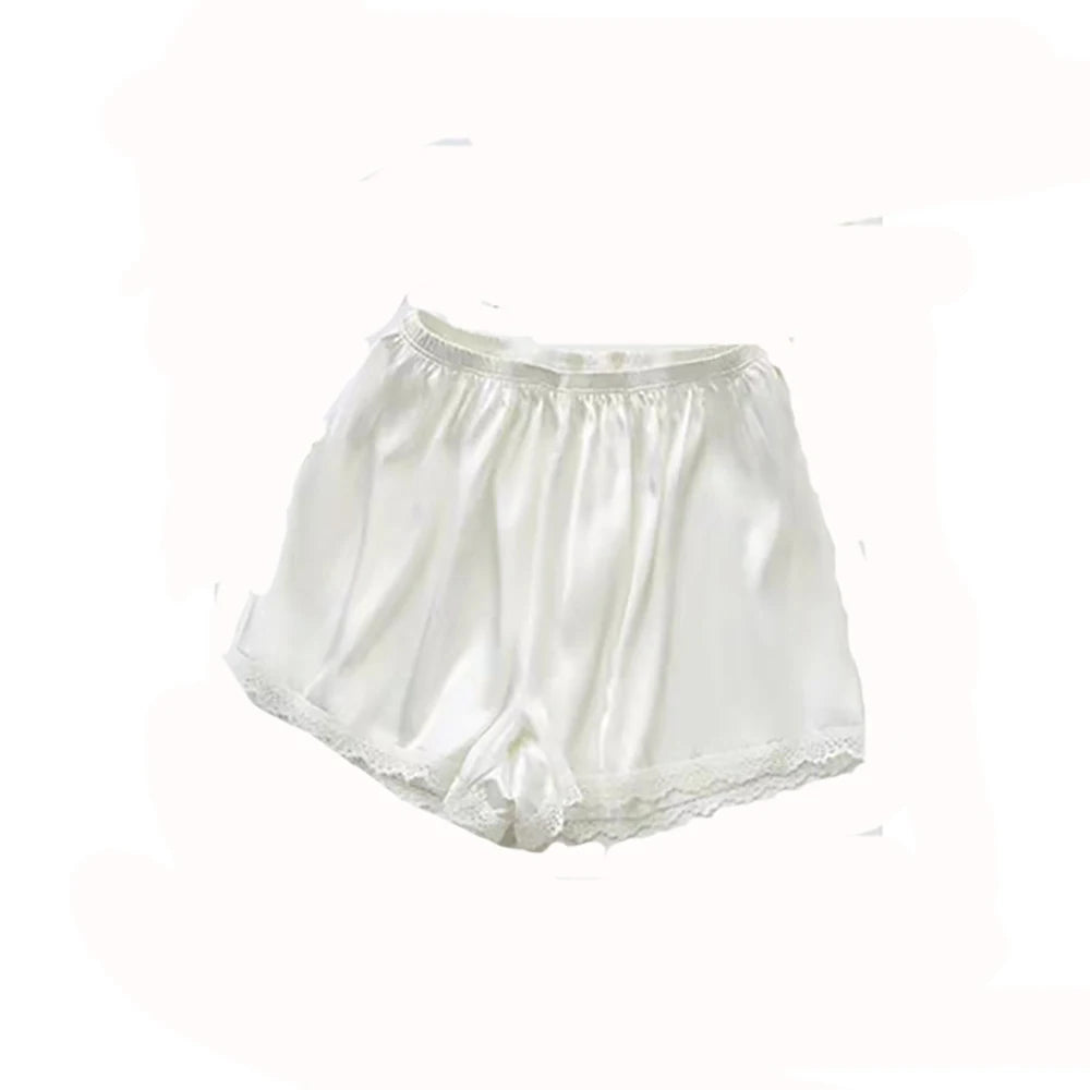Satin Loose Elastic Sleep Shorts