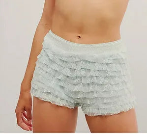 Hot Pants with Ruffled Edges
