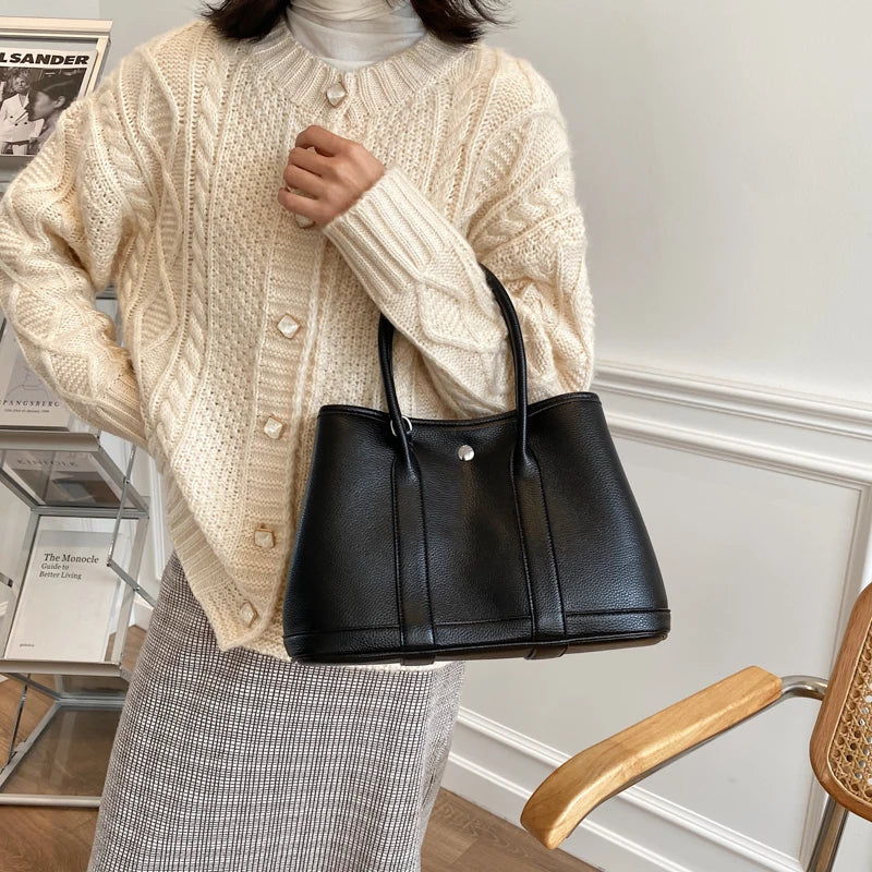 Medium Sized Leather Handbag