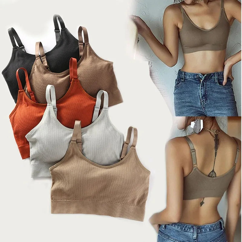 Ribbed Padded Bralette