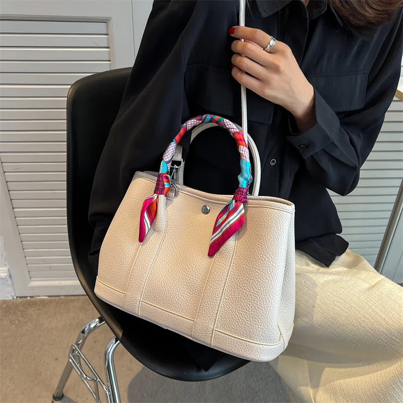 Medium Sized Leather Handbag