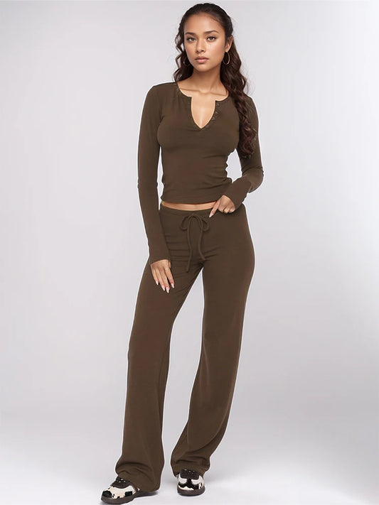 Long Sleeve Two Piece Pajama Set