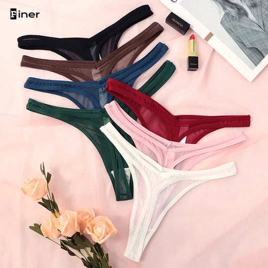 Seamless Mesh Thongs