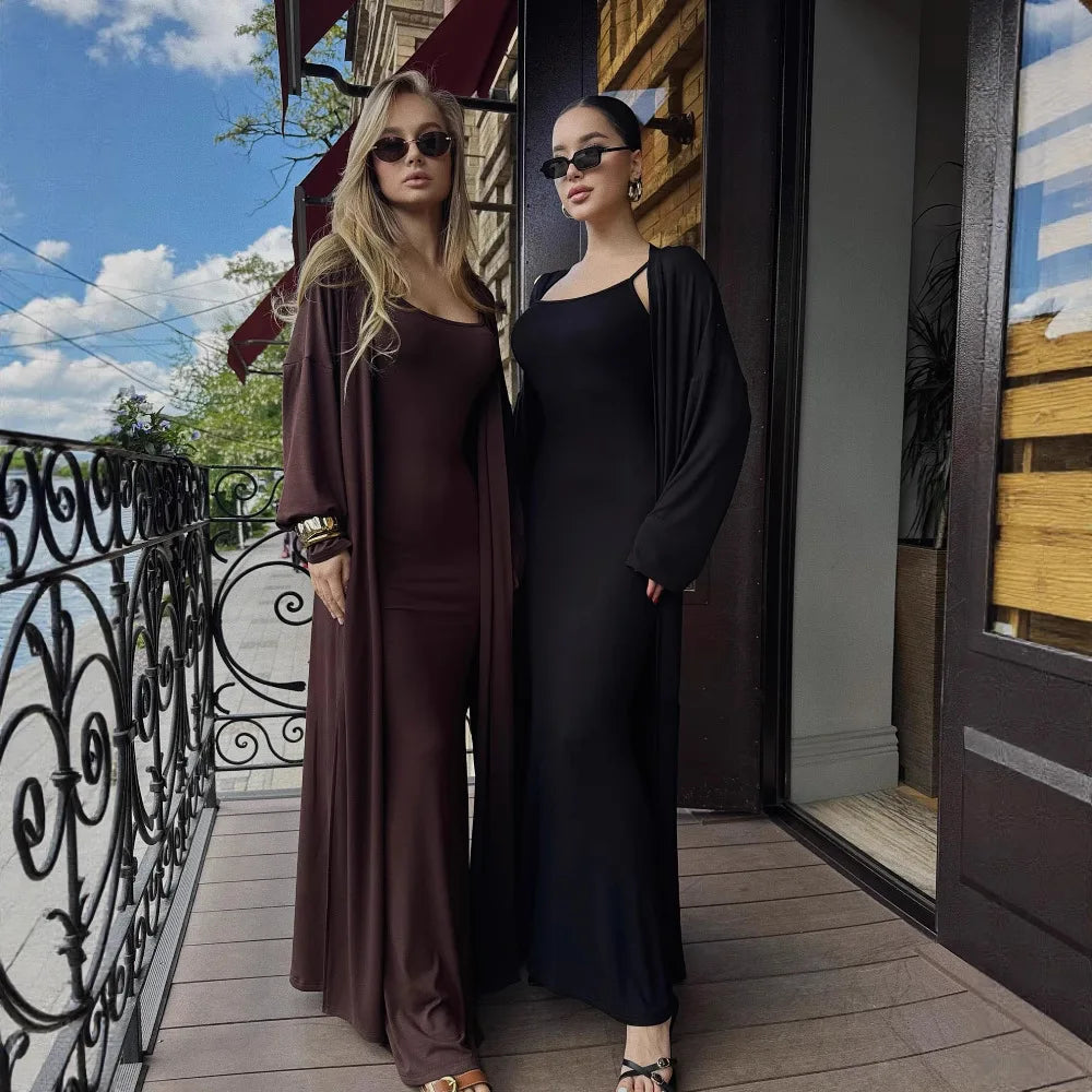 Casual Strappy Dress Set