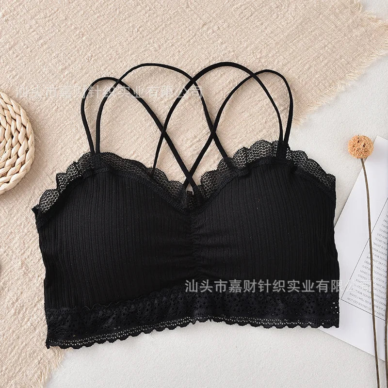 Lace Seamless Padded Bralette