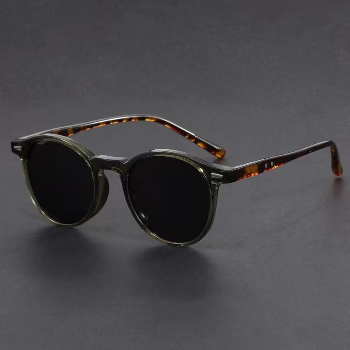 Ultra-light Round Frame UV Sunglasses