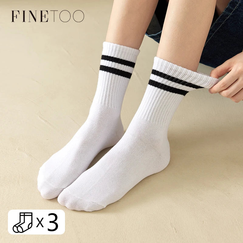 Striped Cotton Socks